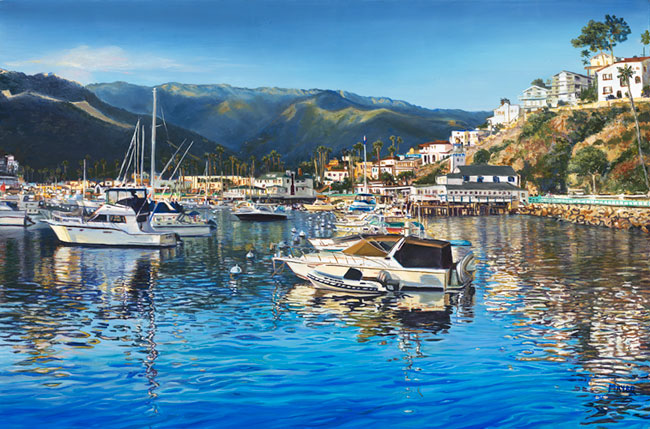 A New Day Avalon. Click here to see enlargement. © Ruth Mayer Fine Art.