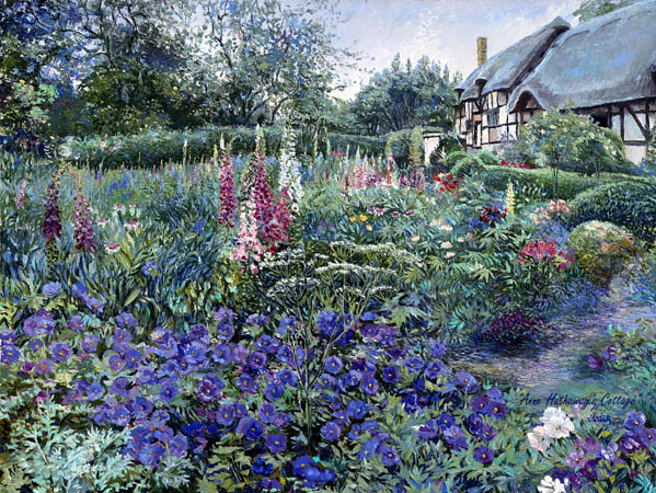 Anne Hathaway's Cottage. Click here to see enlargement. © Ruth Mayer Fine Art.