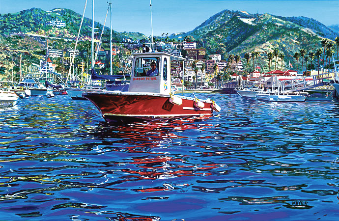Catalina Greeter. Click here to see enlargement. © Ruth Mayer Fine Art.