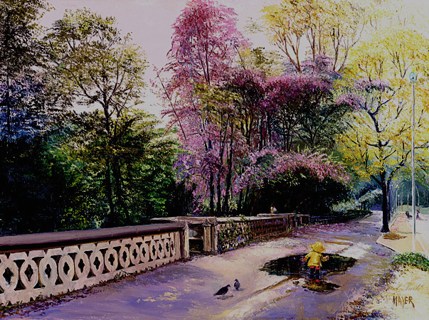 Central Park. Click here to see enlargement. © Ruth Mayer Fine Art.