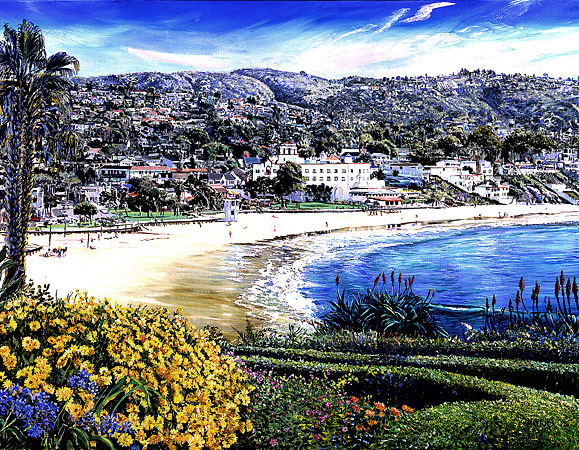 Laguna Beach. Click here to see enlargement. © Ruth Mayer Fine Art.