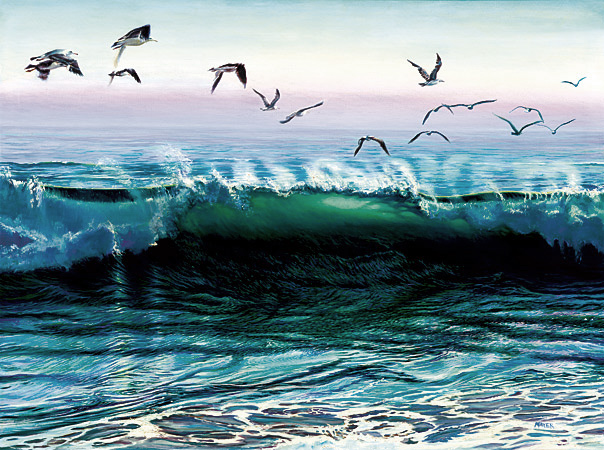 Norian's Wave. Click here to see enlargement. © Ruth Mayer Fine Art.