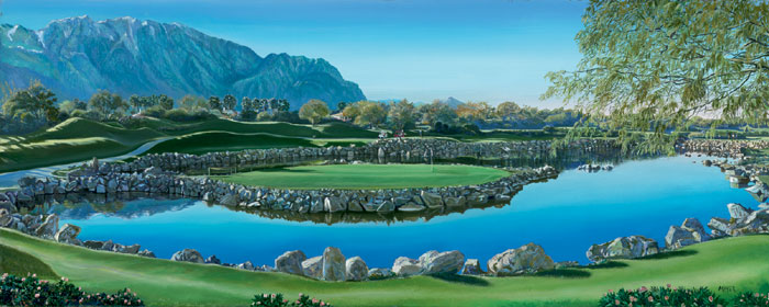 PGA West. Click here to see enlargement. © Ruth Mayer Fine Art.